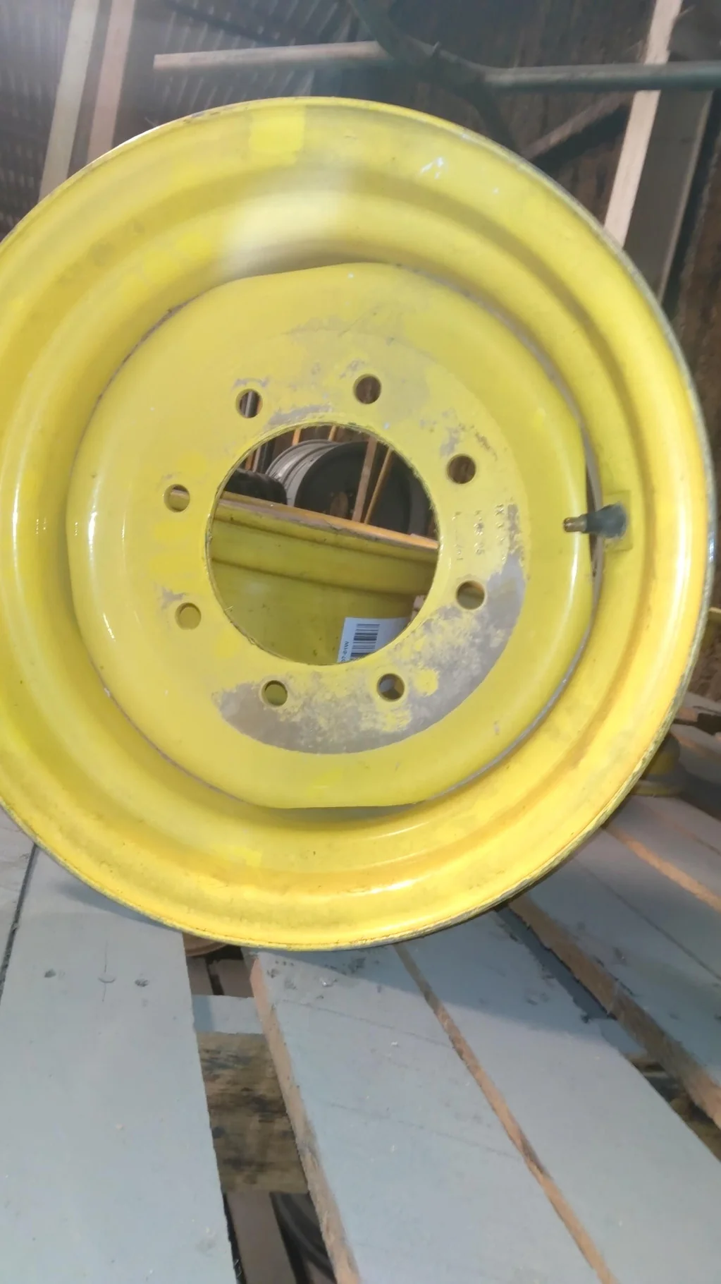 Take-Off 8 X 16 GKN 8-8-6 Solid Yellow Wheel
