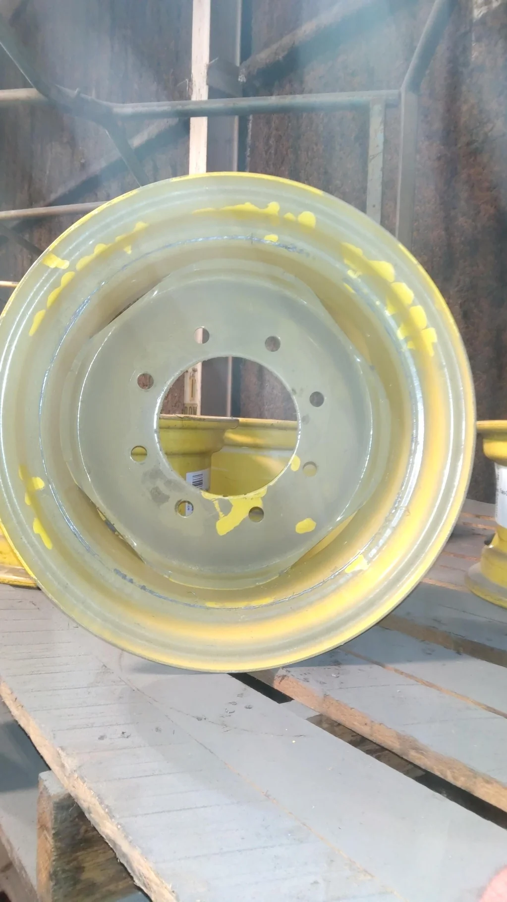 Take-Off 8 X 16 GKN 8-8-6 Solid Yellow Wheel image 3