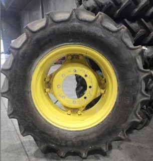 Take-Off 340/85R24 125B Mitas AC85 TL R-1W 95-100% on 12 X 24 GKN 8-10.82-8.78 4/2 Clamp Yellow Whee