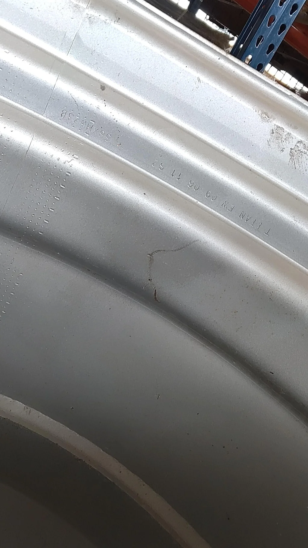 Used 23 X 38 20-13.19-11.07 Dolly Dual Silver Wheel image 3
