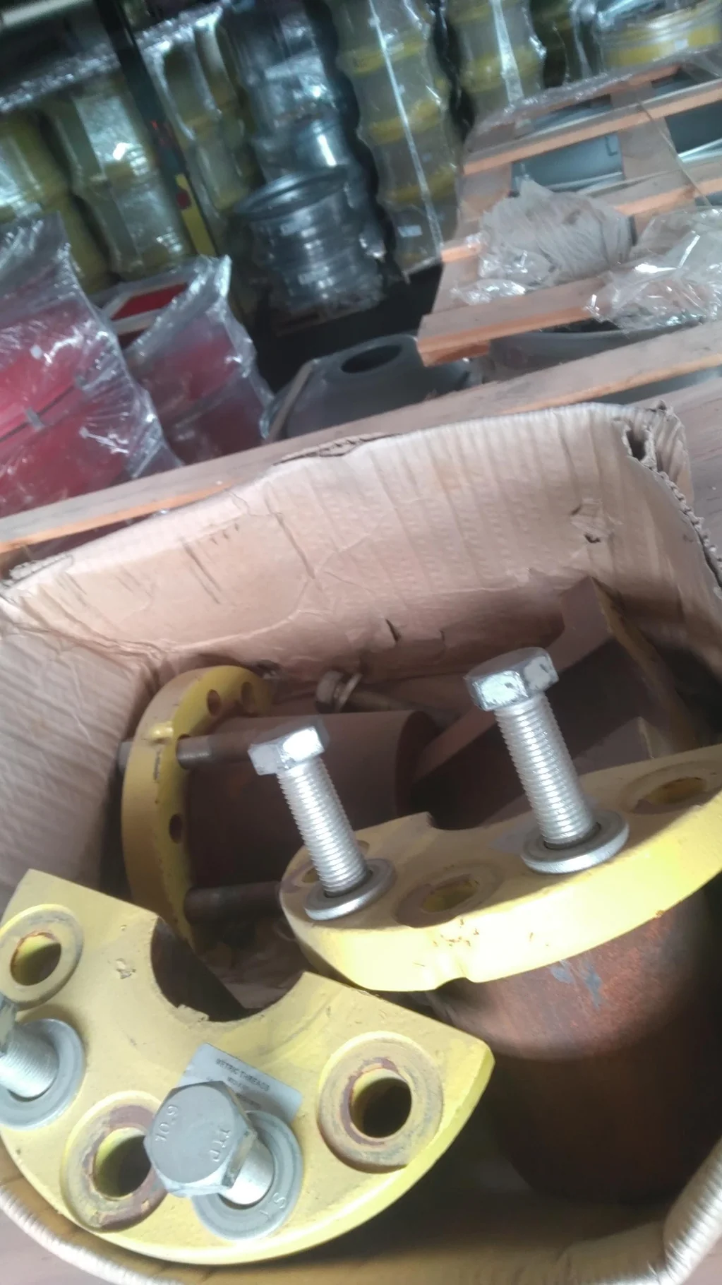 Take-Off 3.125" Hub Insert 10 Bolt Yellow image 2