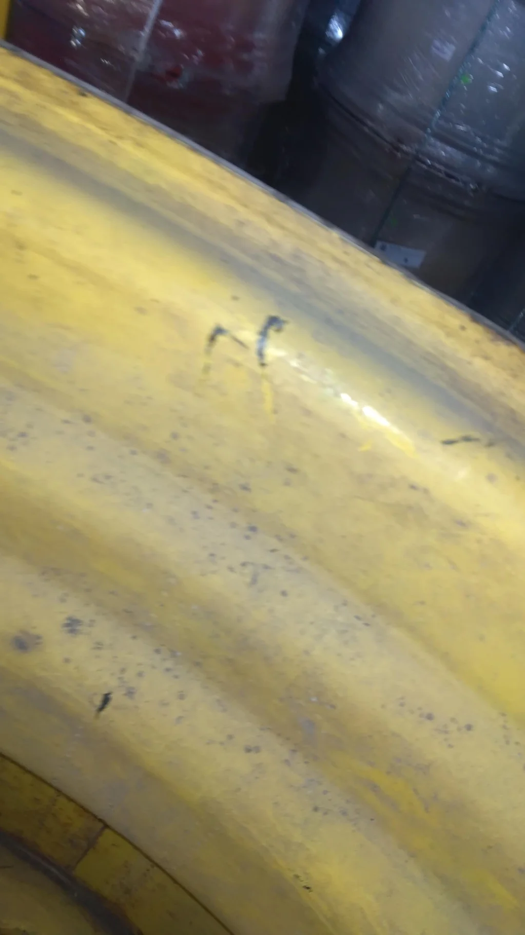 Used 25 X 38 10-13.19-11.07 Combine Yellow Wheel image 3