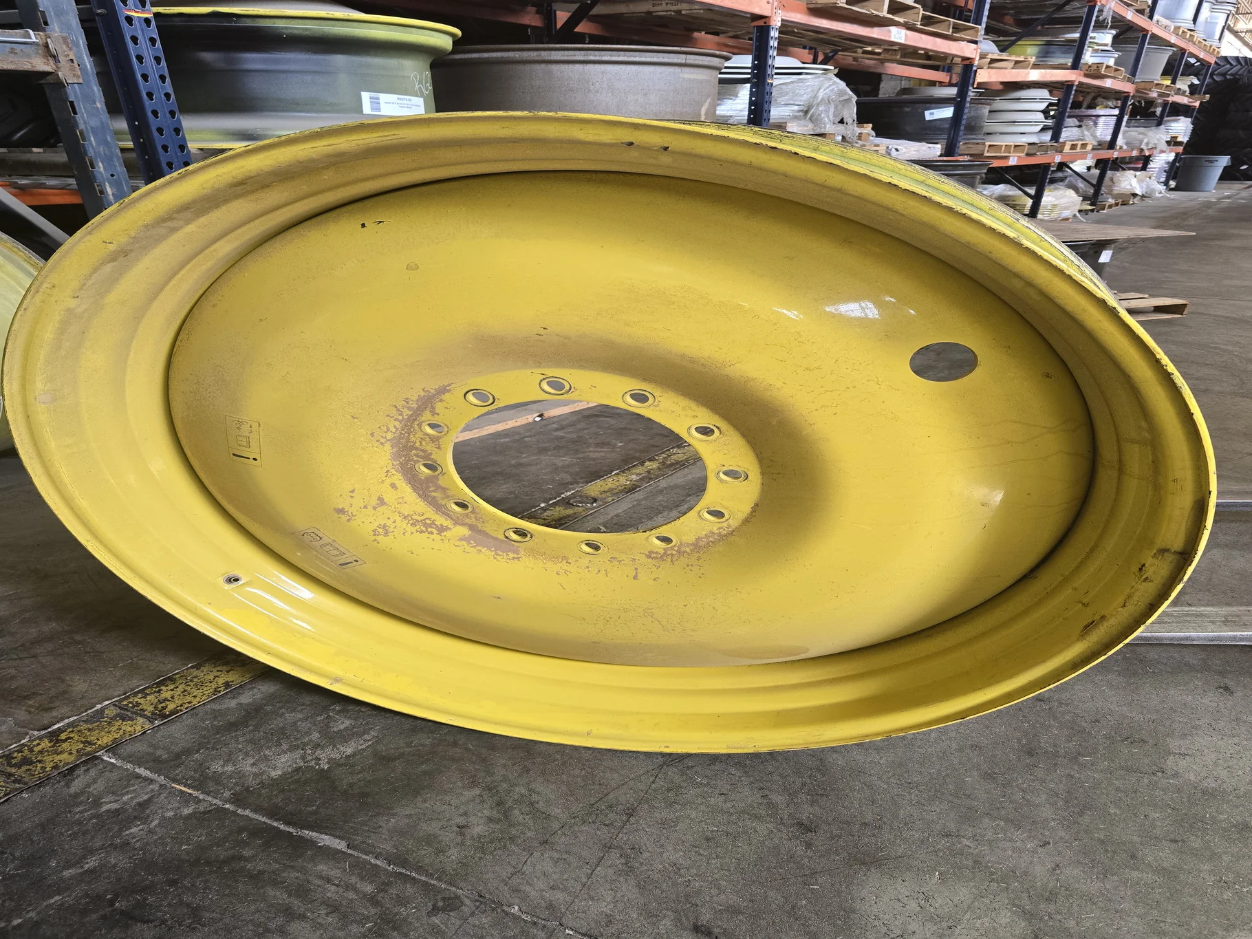 Used 13 X 46 12-13.976-11.857-1 Bubble Disc Yellow Wheel image 3