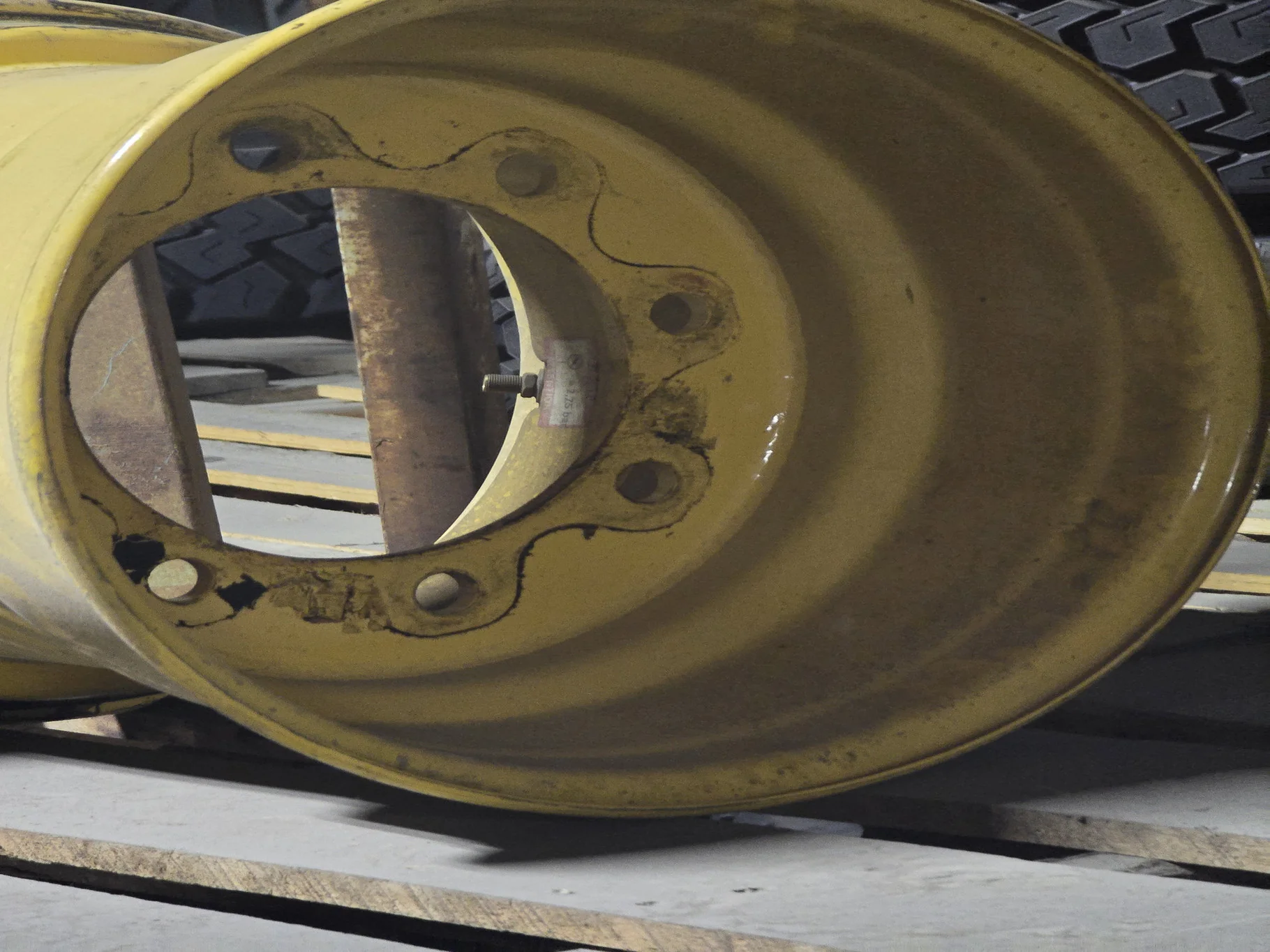 Take-Off 16 X 17 8-10.82-8.78 Implement Industrial Yellow Wheel image 2