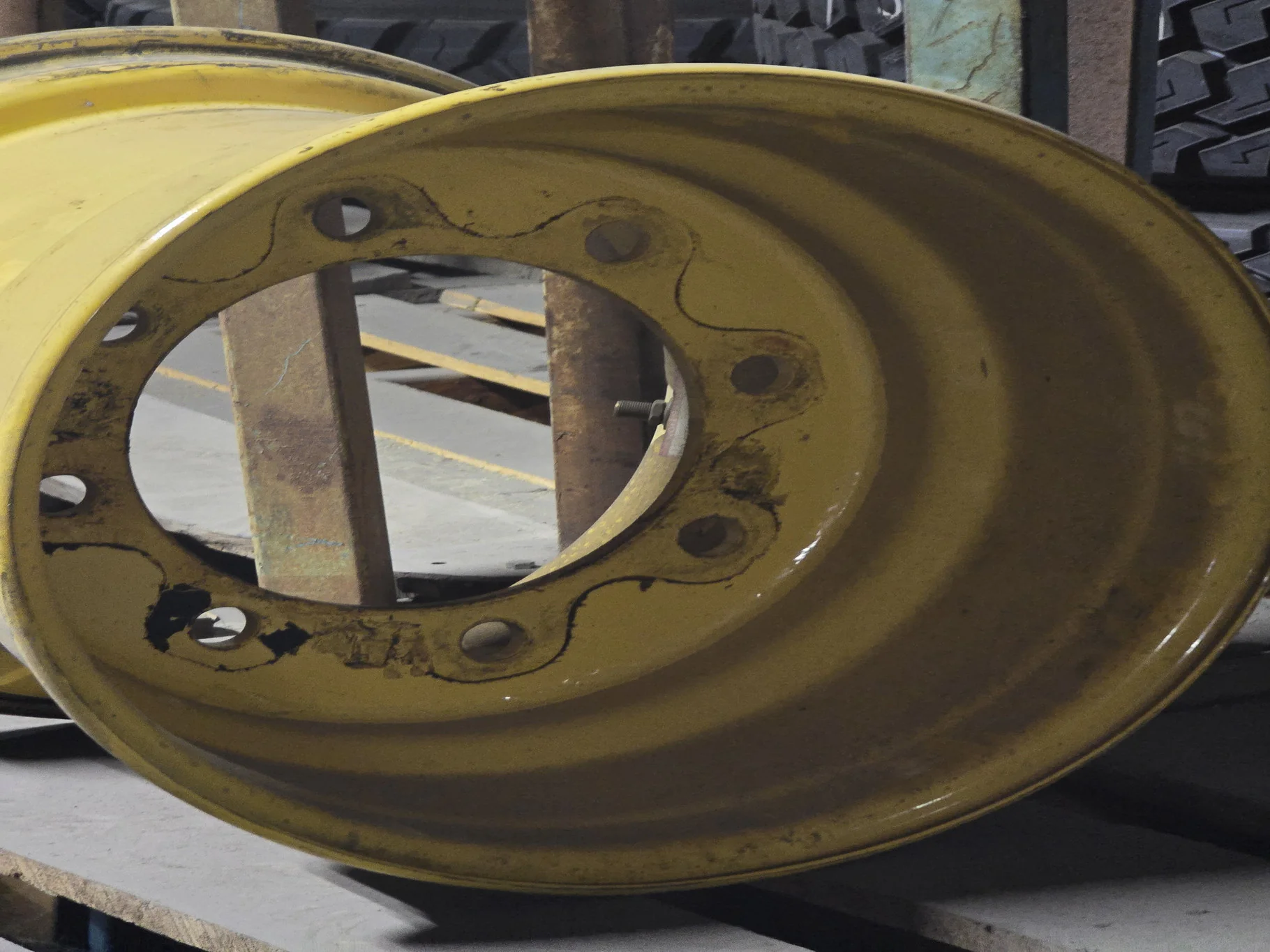 Take-Off 16 X 17 8-10.82-8.78 Implement Industrial Yellow Wheel image 3