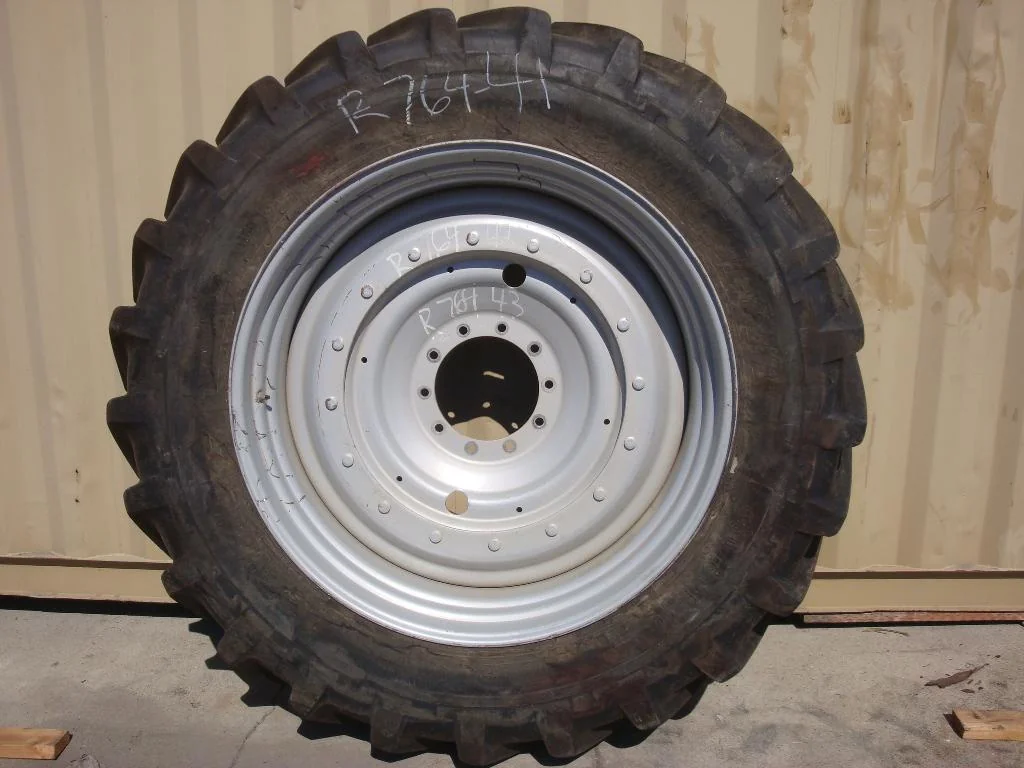 USED 16 X 46 GKN 16 BOLT RIM & RAIL SILVER WHEEL
