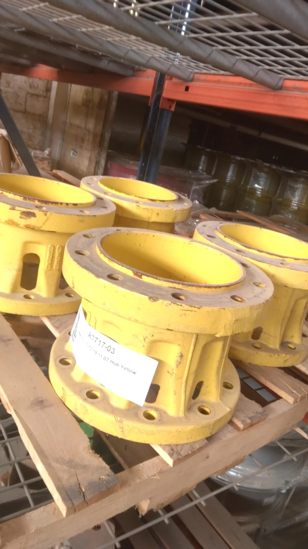 Used 10" 10-13.19-11.07 Hub Yellow image 2
