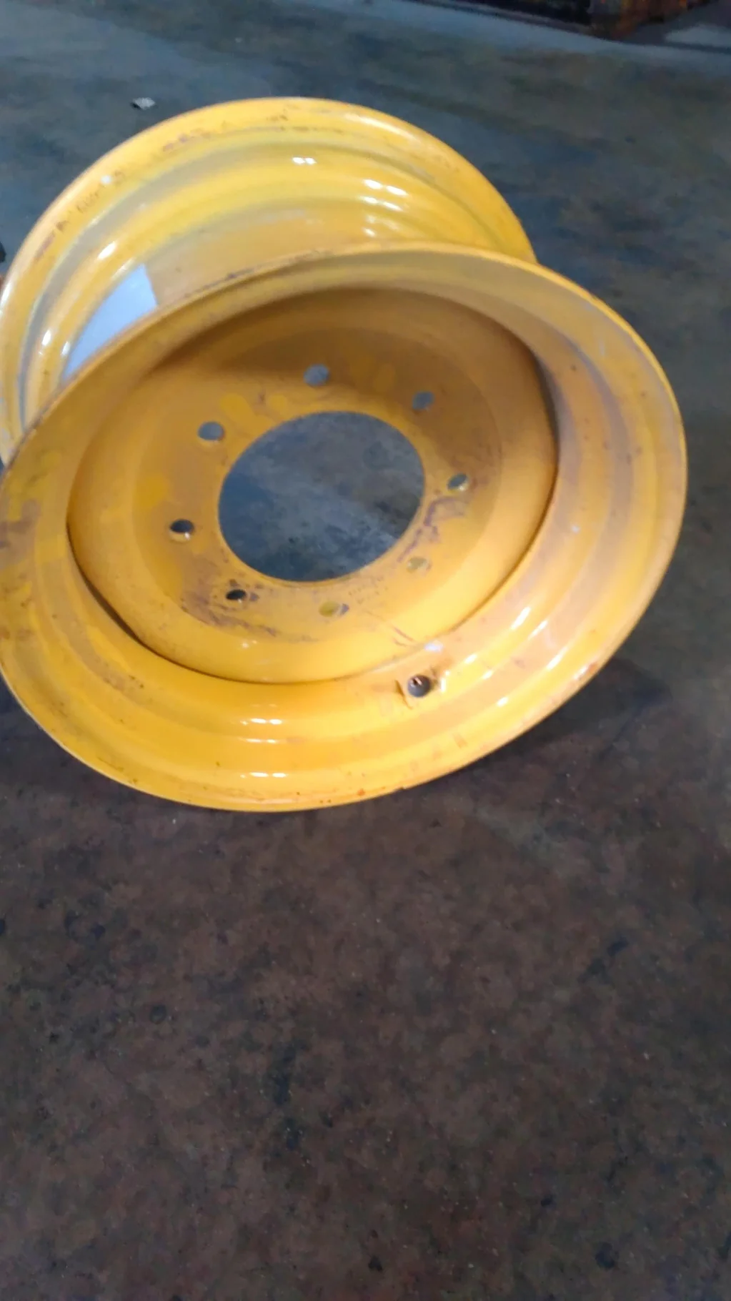 Take-Off 8 X 16 GKN 8-8-6 Solid Yellow Wheel image 2