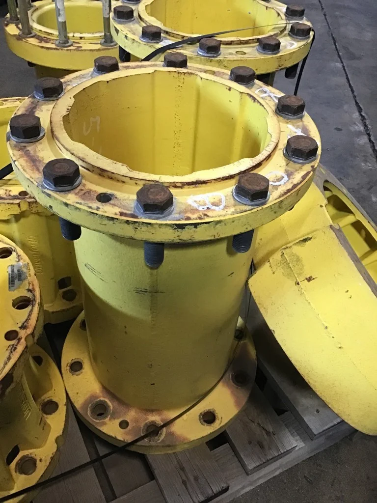 Used 21" 10-13.19-11.07 Hub Extension Yellow