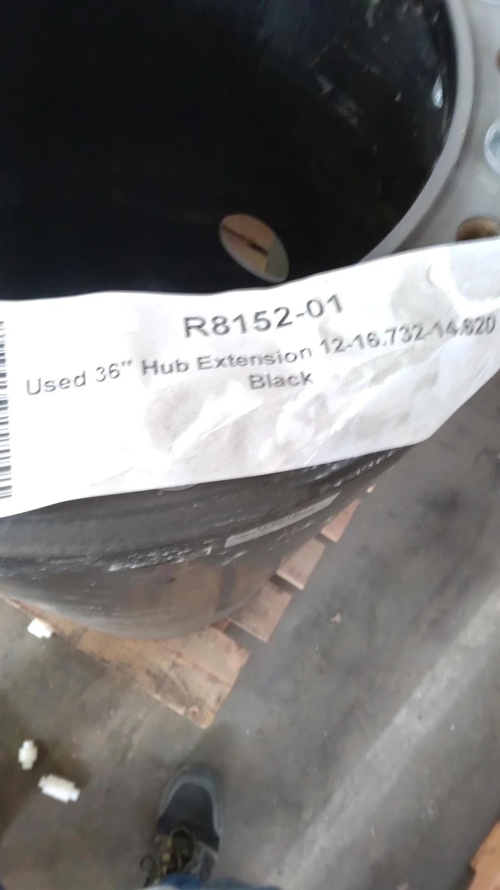Used 36" Hub Extension 12-16.732-14.620 Black image 5