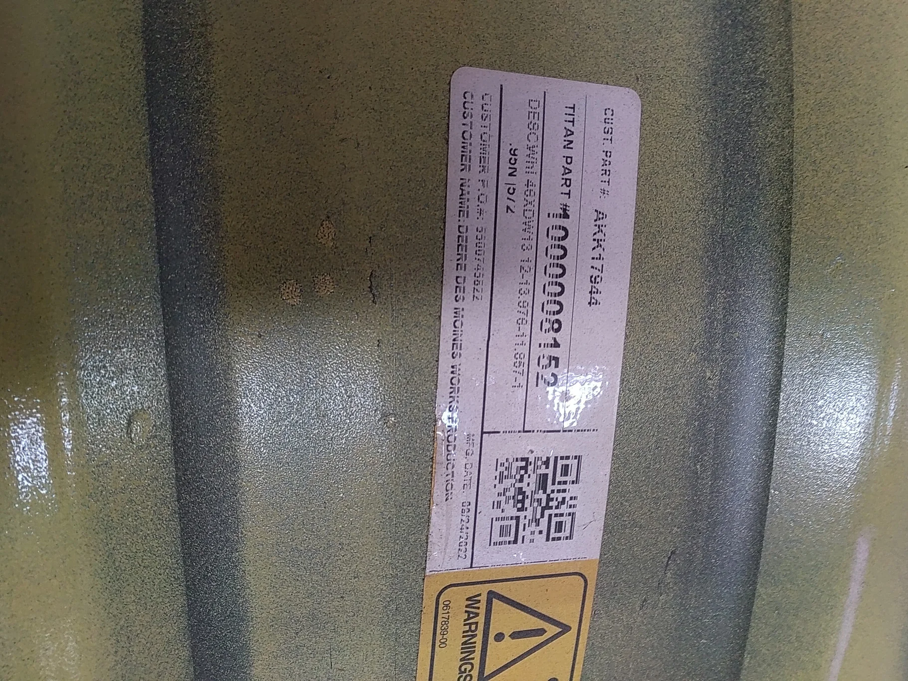 Take-Off 13 X 46 12-13.976-11.857-1 Bubble Yellow Wheel image 6