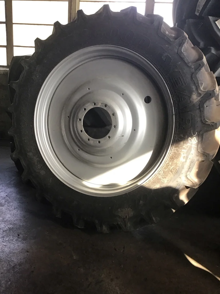 Used 480/80R50 159D Goodyear Optitrac TL R-1W 90-95% on 15 X 50 10-13.19-11.07 Titan Dual