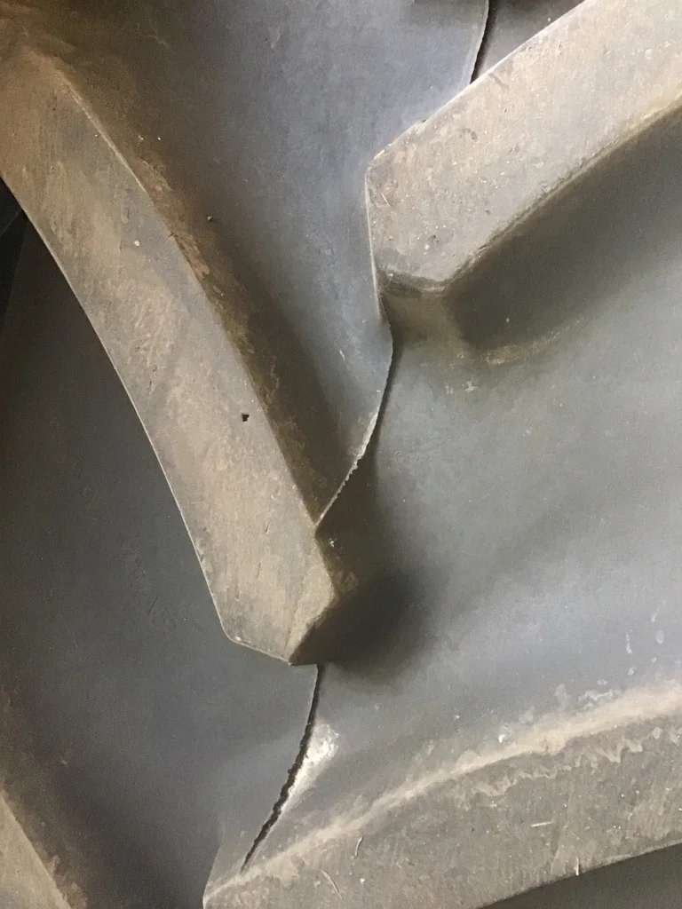 Used 480/80R50 159D Goodyear Optitrac TL R-1W 90-95% on 15 X 50 10-13.19-11.07 Titan Dual image 4