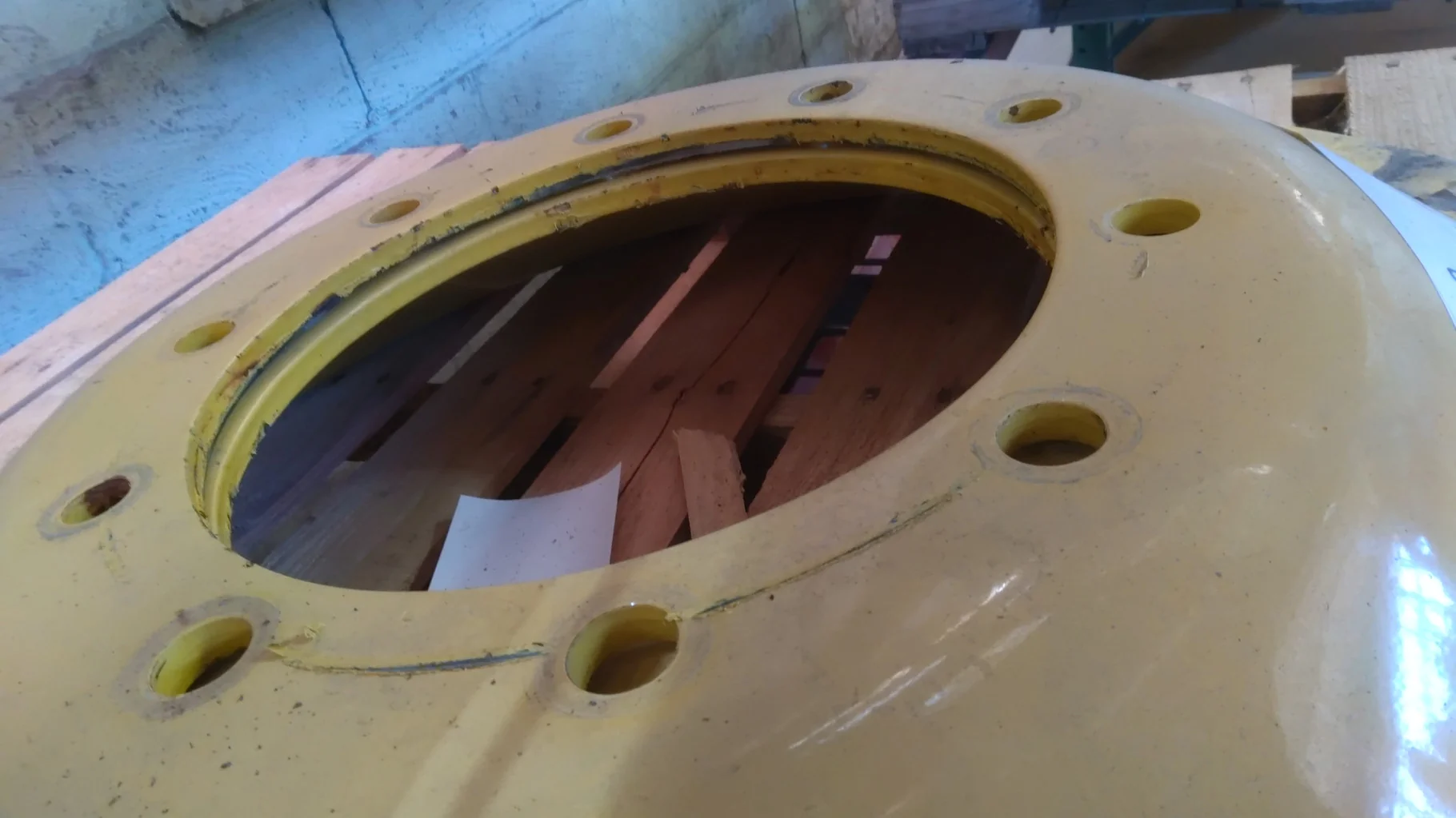 Used Discs 34" Waffle 3 Bolt Yellow