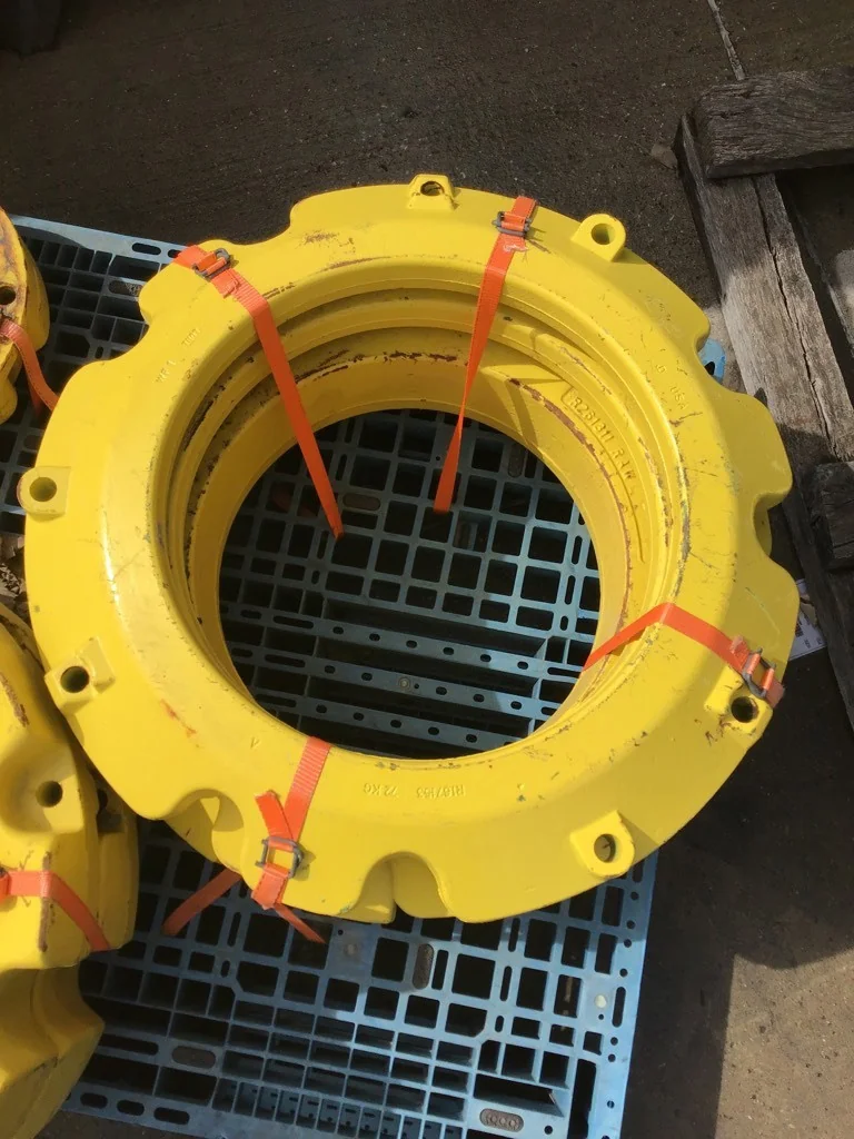 USED 72KG DUAL WHEEL WEIGHT YELLOW