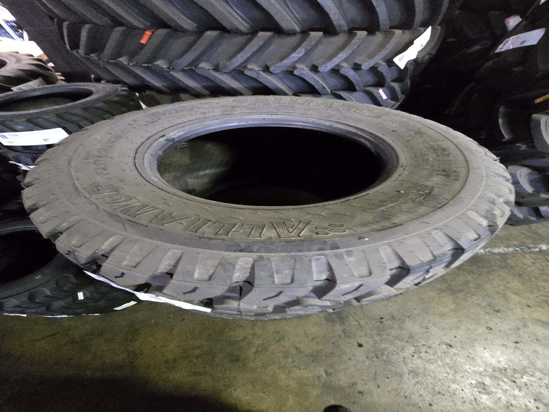 Take-Off 600/50R22.5 164J Alliance 382 High Speed Flotation MPT DOT TL 95-100% image 2
