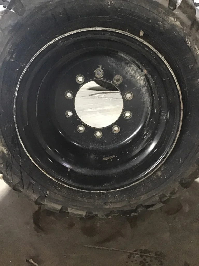 Used 16 X 22.5 10-11.25-8.78 -10.43FS Black Wheel image 6