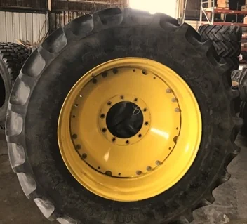 Used 420/85R34 147B Firestone Radial All Traction DT TL R-1W 90-95% on 15 X 34 10-13.19-11.07 HD Waf