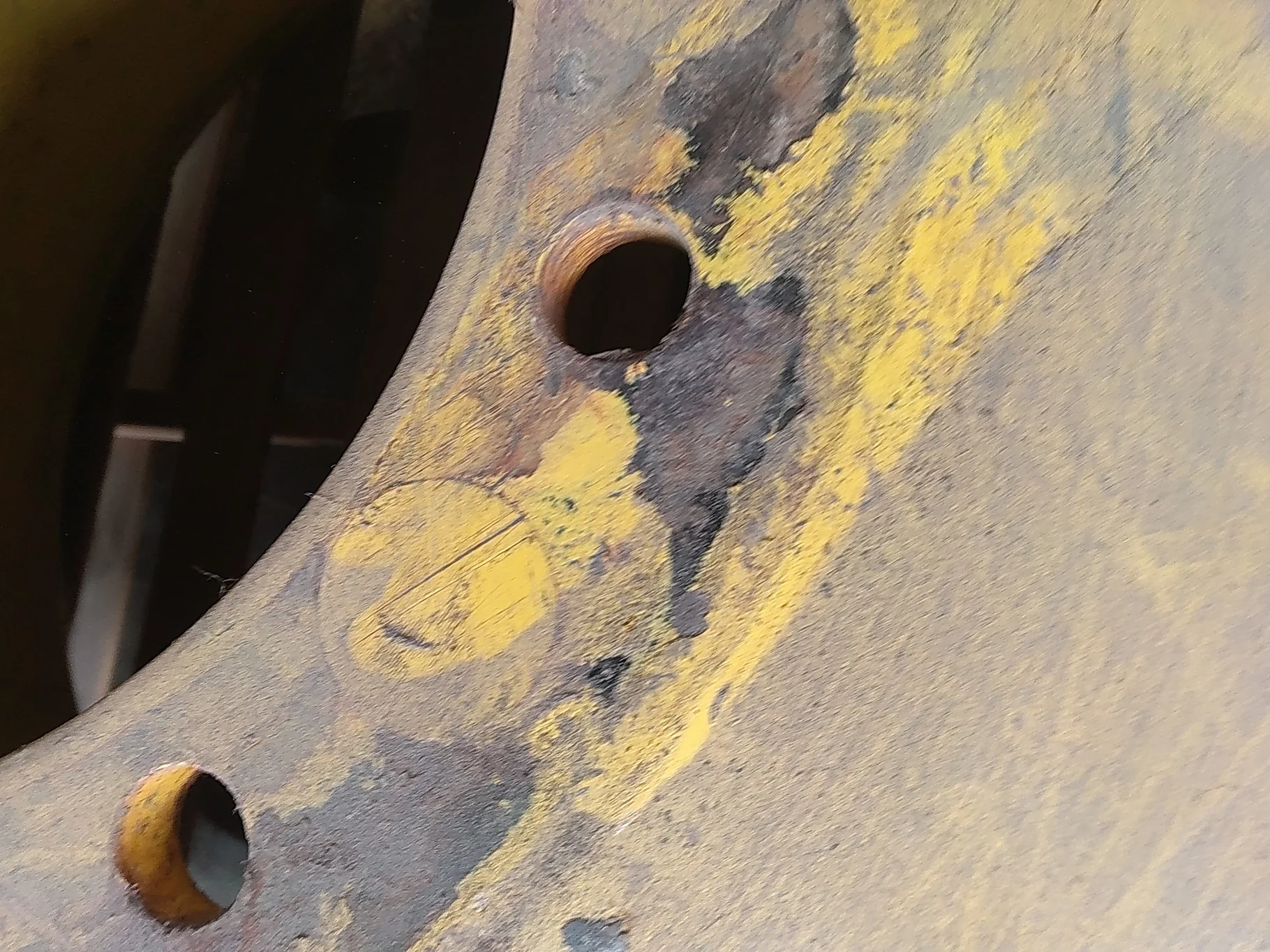 USED 18 X 42 10-13.18-11.07-14.4 (INSIDE) DOLLY DUAL YELLOW WHEEL image 3