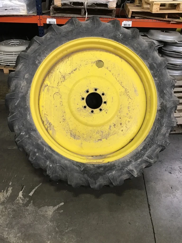 Used 12.4-42/10 Firestone Traction Field & Road TL R-1 80-85% on 10 X 42 GKN 8-8-6.0-8.812FS Yellow image 5