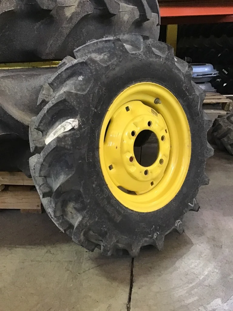 Take-Off 180/95-14 97A6 Galaxy Agritrac II TL G-1 95-100% on 5 X 14 6-6-4.62 1.0FS Yellow Wheel