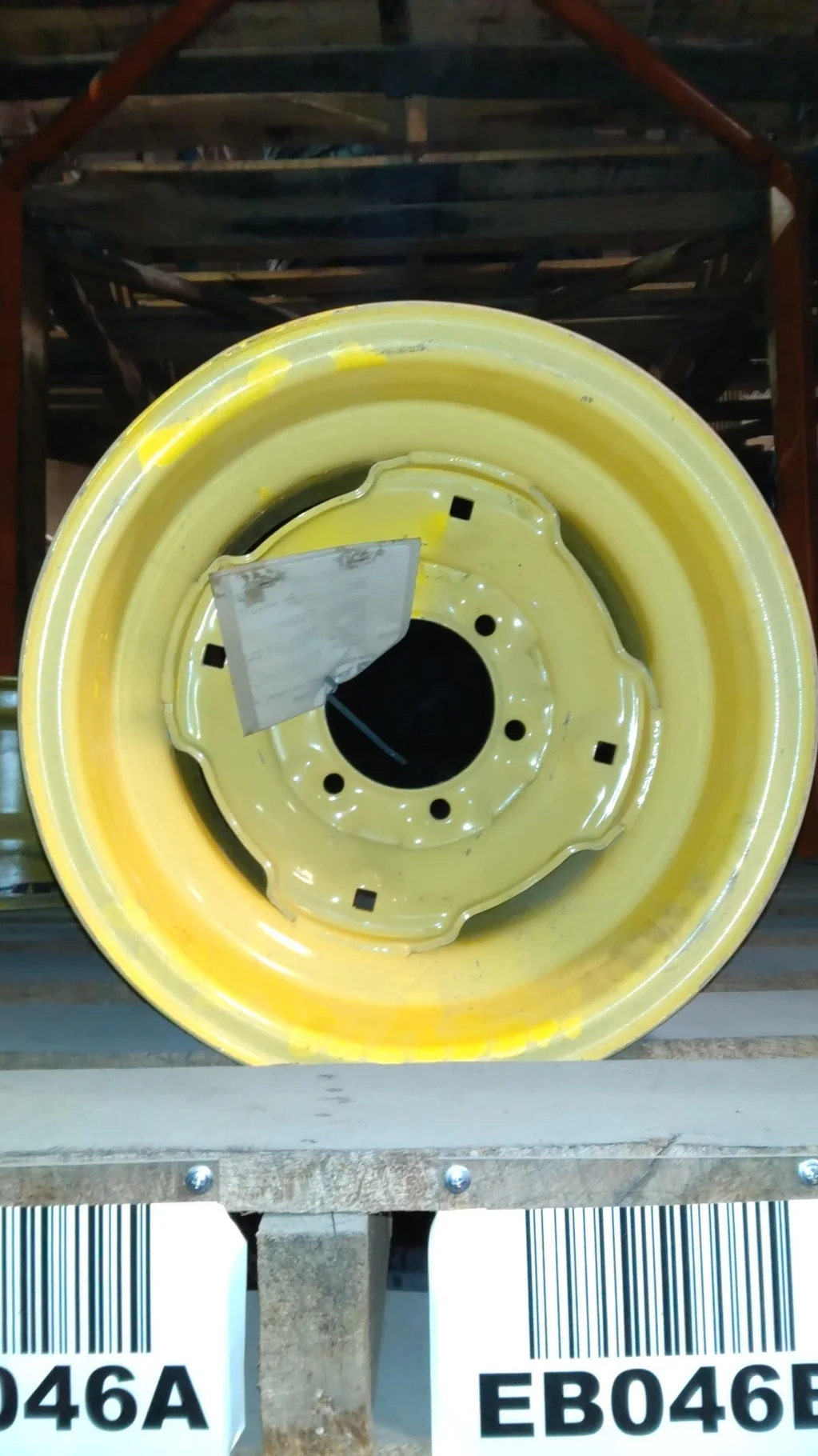 Used 10 X 15 6-6-4.62 -6.75BS Yellow Wheel image 2