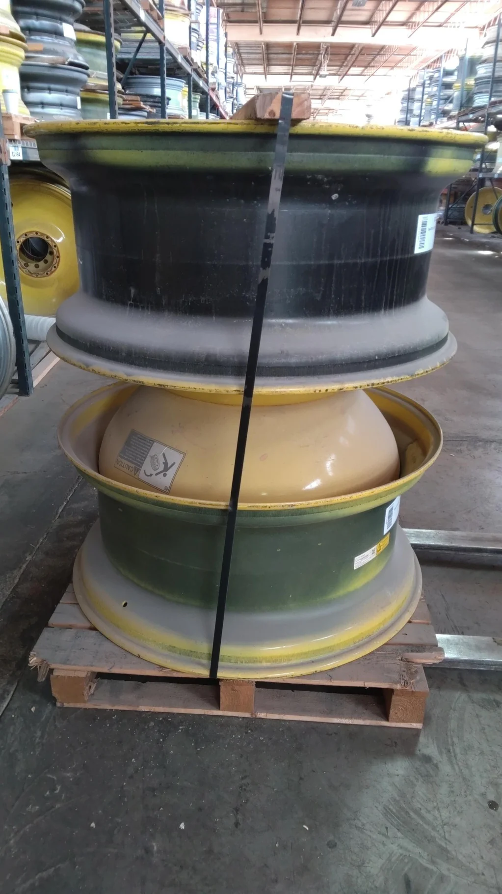 Take-Off 18 X 42 20-18.504-15.372 Yellow Wheel W/SPACER image 7