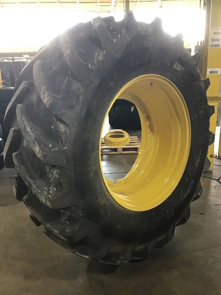 Take-Off 710/70R42 173D Michelin Machxbib TL R-1W 95-100% on 23 X 42 12-32.047-30.078 Rim & Rail