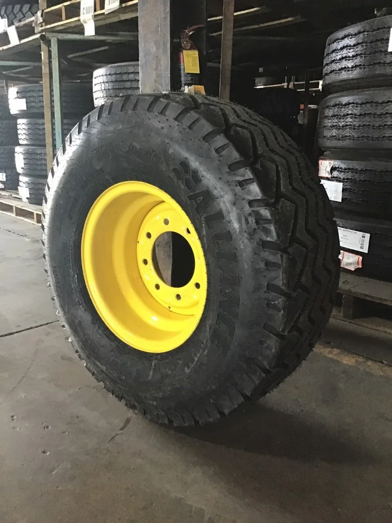 Take-Off VF320/70R15 145D Alliance 381 Agriflex TL I-2 95-100% on 10 x 15 8-8-6 Implement Yellow Whe