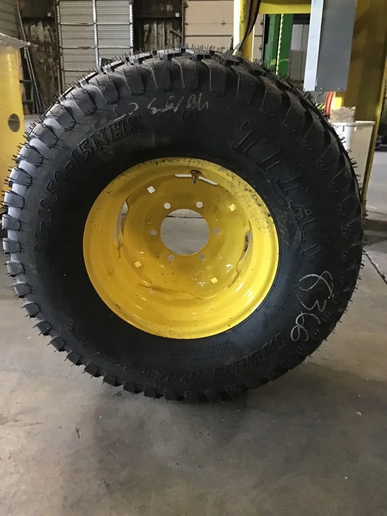 Take-Off 31X13.50-15/12 Titan Commercial Multi Trac C/S TL 95-100% on 10 x 15 6-6-4.62 Implement Yel image 3