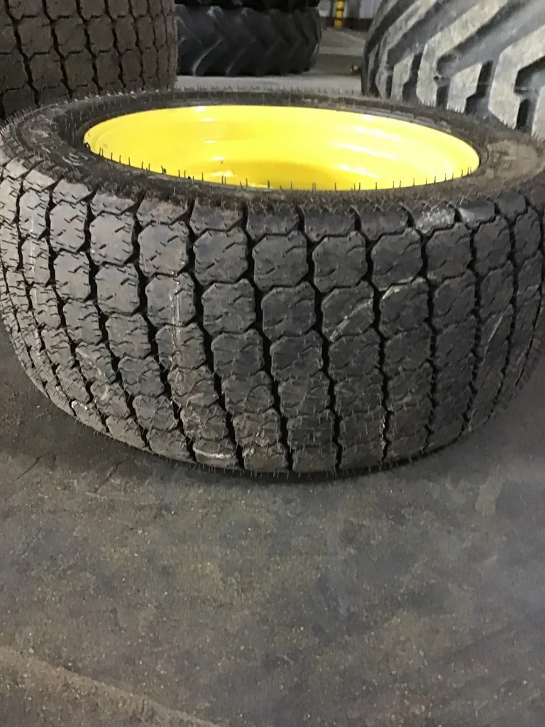 Take-Off 25X10.50LL-15/6 Galaxy Turf Special TL R-3 95-100% on 8 X 15 6-6-4.62 Imp Yellow Wheel image 3