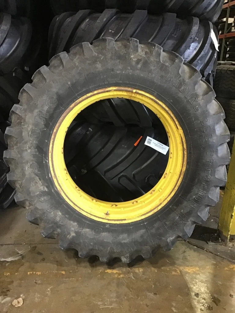Used 480/80R38 149B Firestone Radial All Traction 23 Degree TL R-1 75-80% on 16 X 38 Double Bevel Ye image 2