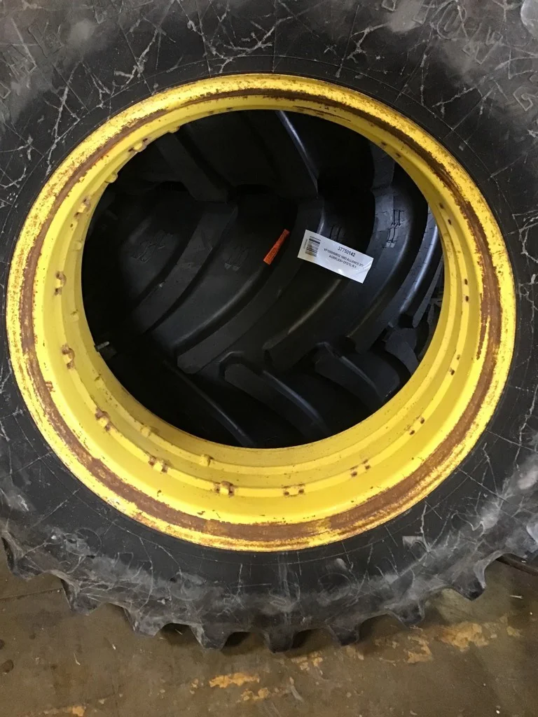 Used 480/80R38 149B Firestone Radial All Traction 23 Degree TL R-1 75-80% on 16 X 38 Double Bevel Ye image 4