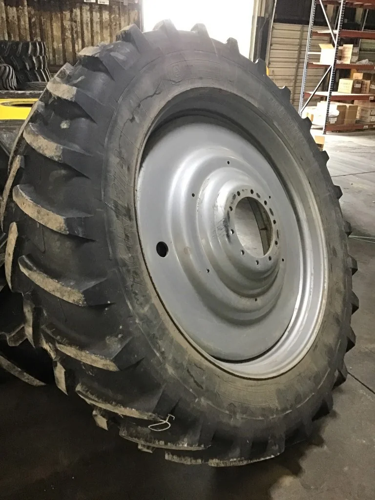 Used 480/80R50 159B MIchelin Agribib TL R-1W 70-75% on 15 X 50 10-13.19-11.07