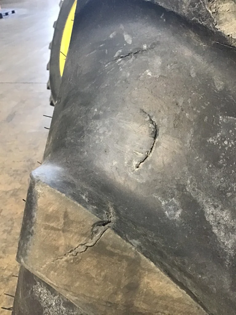 Used 480/70R30 141D Firestone Performer 70 Extra TL R-1W 95-100% on 15 X 30 10-13.19-11.07 Waffle 2 image 2