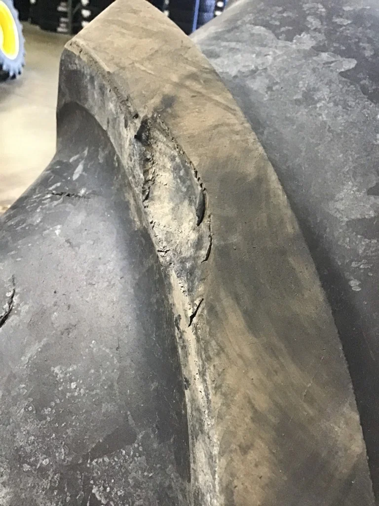 Used 480/70R30 141D Firestone Performer 70 Extra TL R-1W 95-100% on 15 X 30 10-13.19-11.07 Waffle 2 image 3
