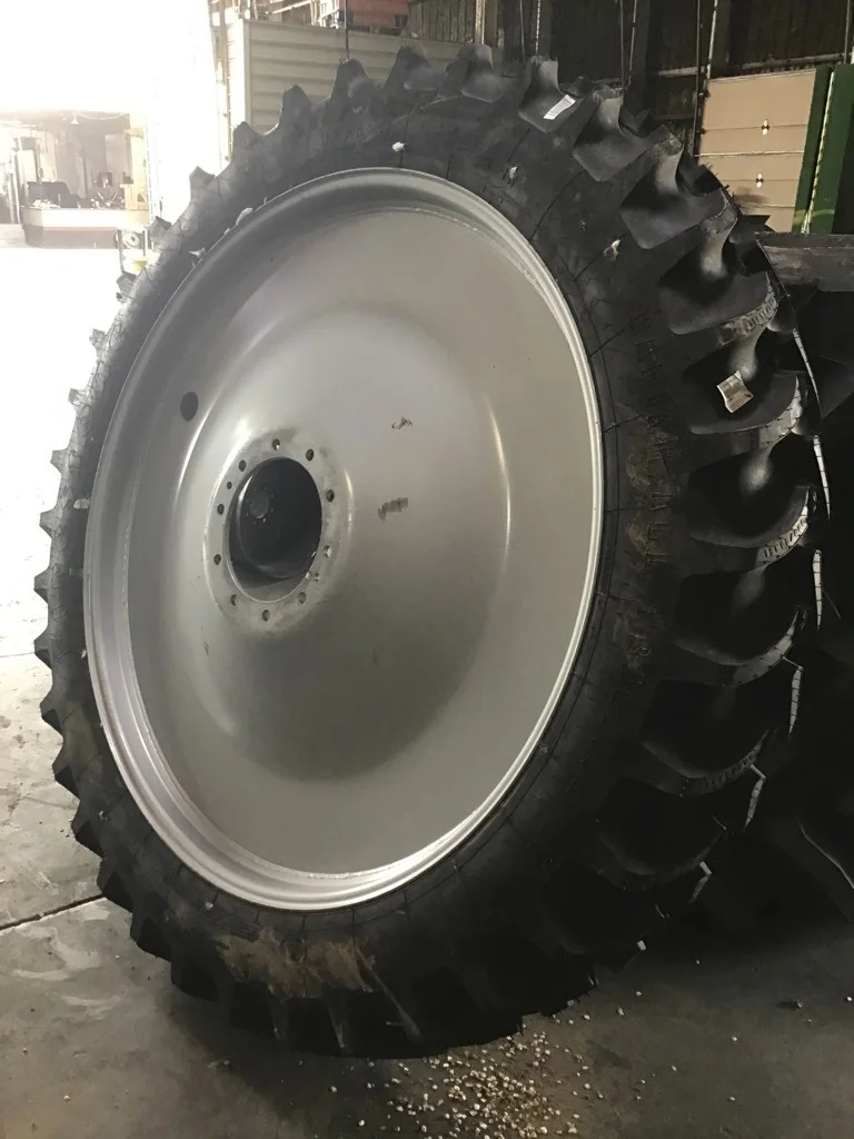 Take-Off 320/90R54 149A8 Firestone RAT DT TL 95-100% on 10 X 54 10-13.19-11.07 Dual Silver Wheel image 2