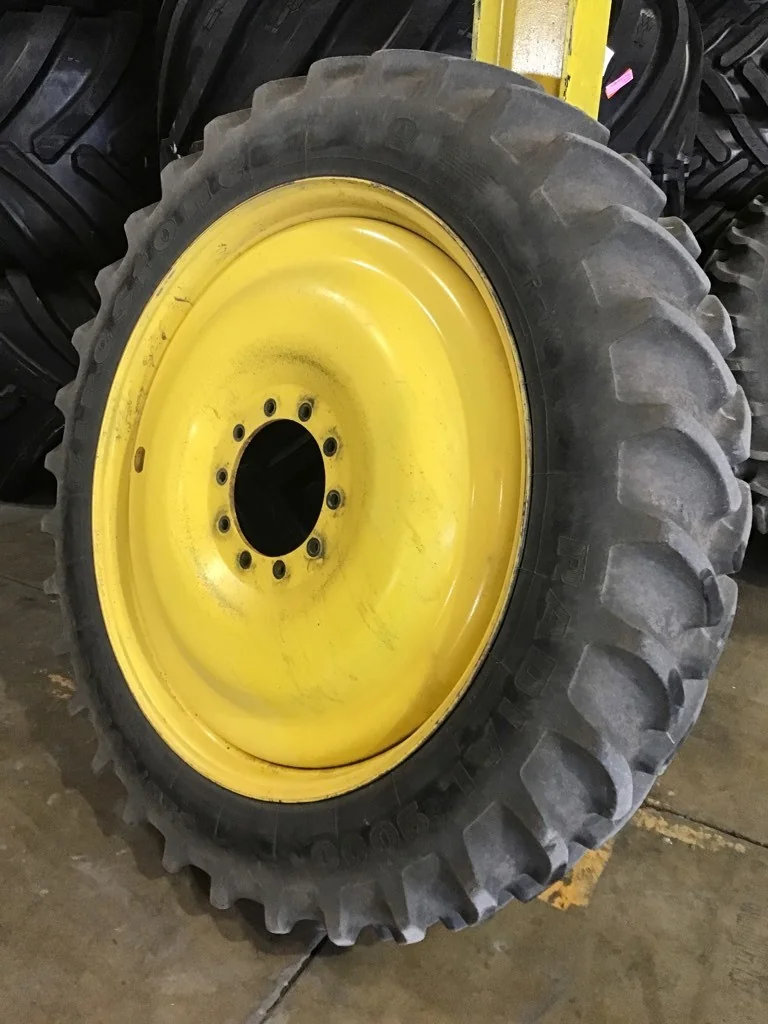 Used 320/90R46 148A8/B Firestone Radial 9000 TL R-1W 85-90% on 10 X 46 10-13.19-11.07 Bubble Disc Ye