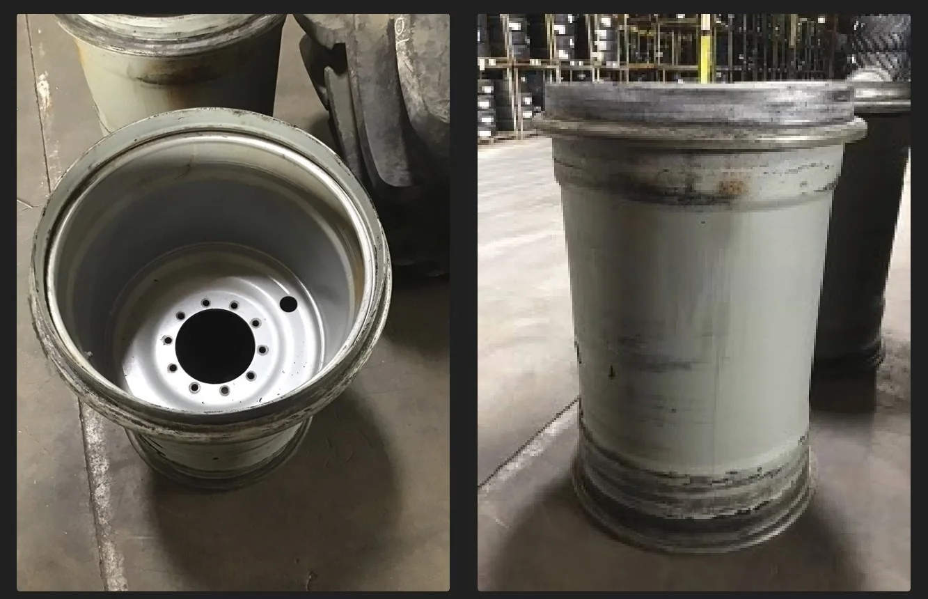 Used 44 X 32 10-13.19-11.07 Combine Silver Wheel