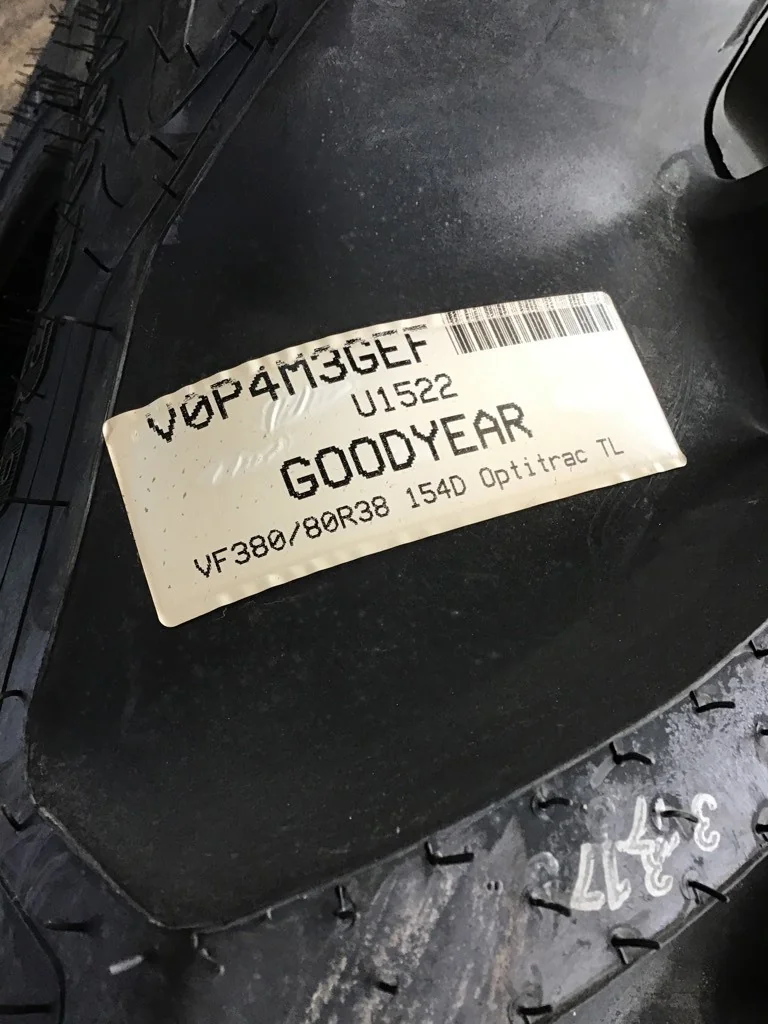 Take-Off VF380/80R38 154D GOODYEAR OPTITRAC TL R-1W 95-100% image 4