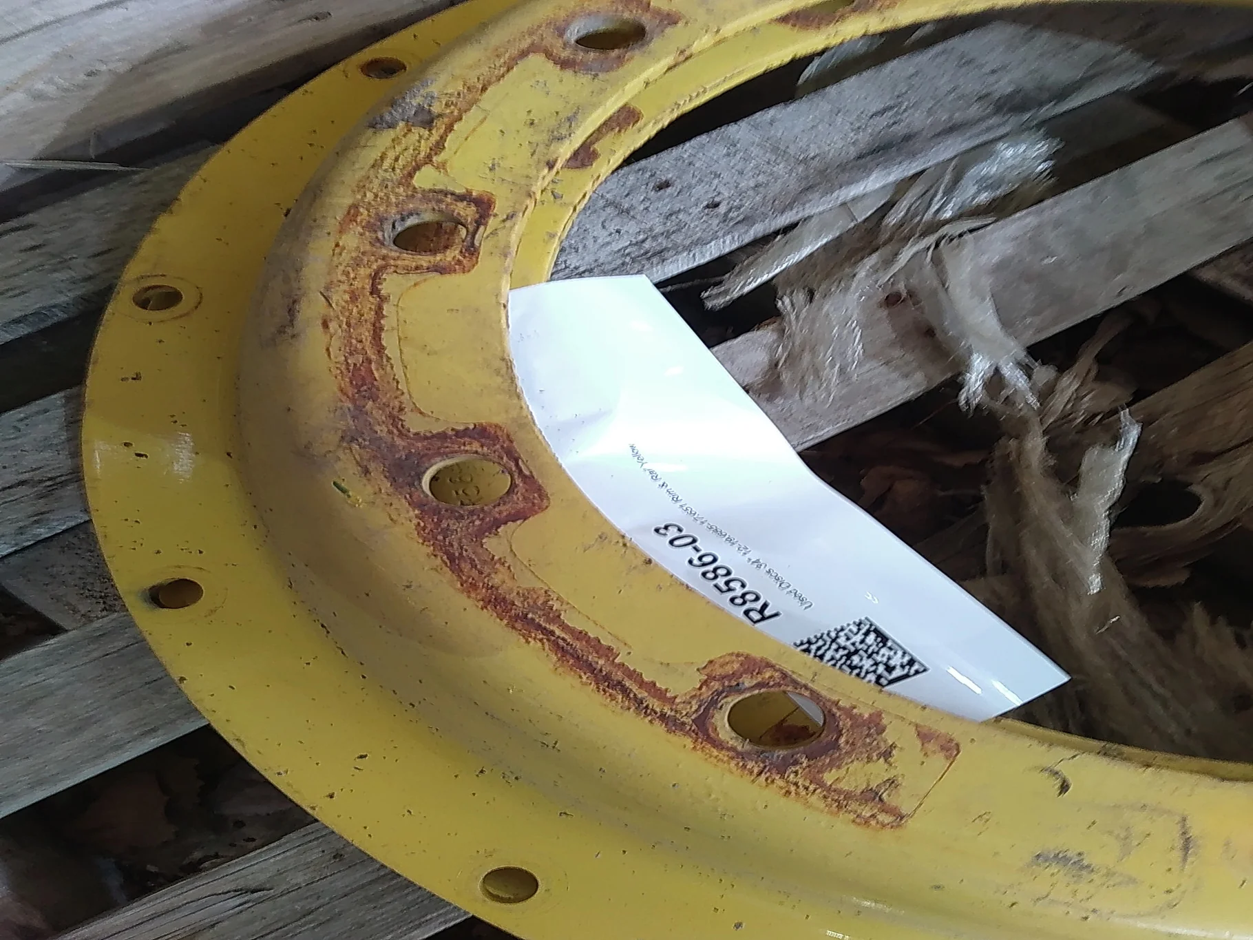 Used Discs 34" 12-19.685-17.651 Rim & Rail Yellow image 3