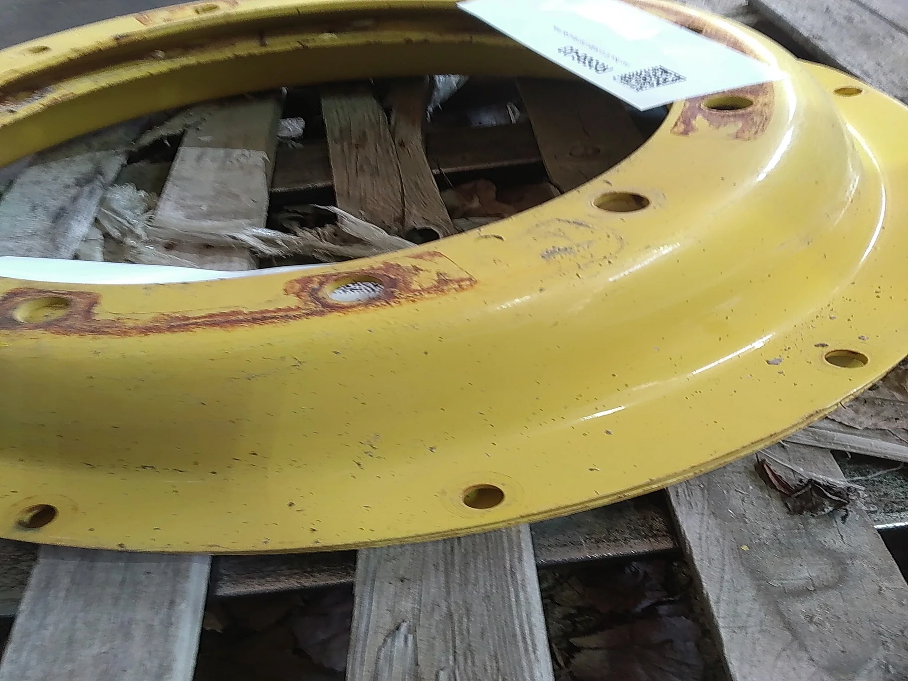 Used Discs 34" 12-19.685-17.651 Rim & Rail Yellow image 4