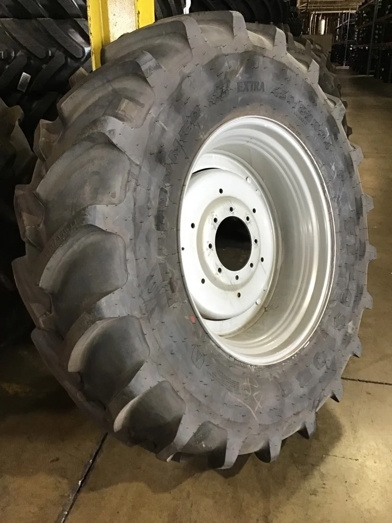 Take-Off 460/85R34 147D Firestone Performer 85 Extra TL R-1W 95-100% on 15 X 34 8-10.82-8.78 SILVER
