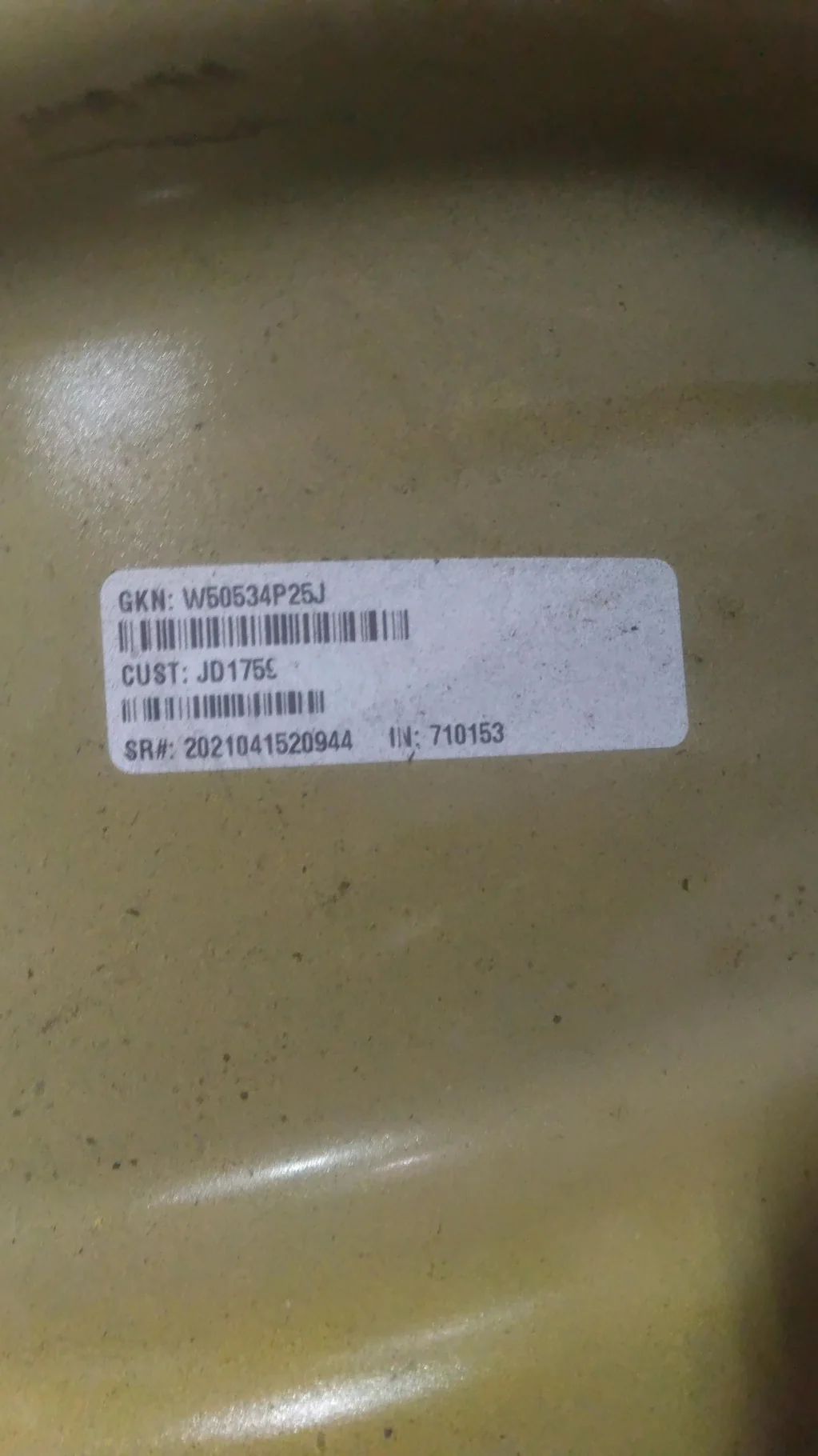 TAKE-OFF 10 X 15 6-6-4.630 GKN YELLOW WHEEL