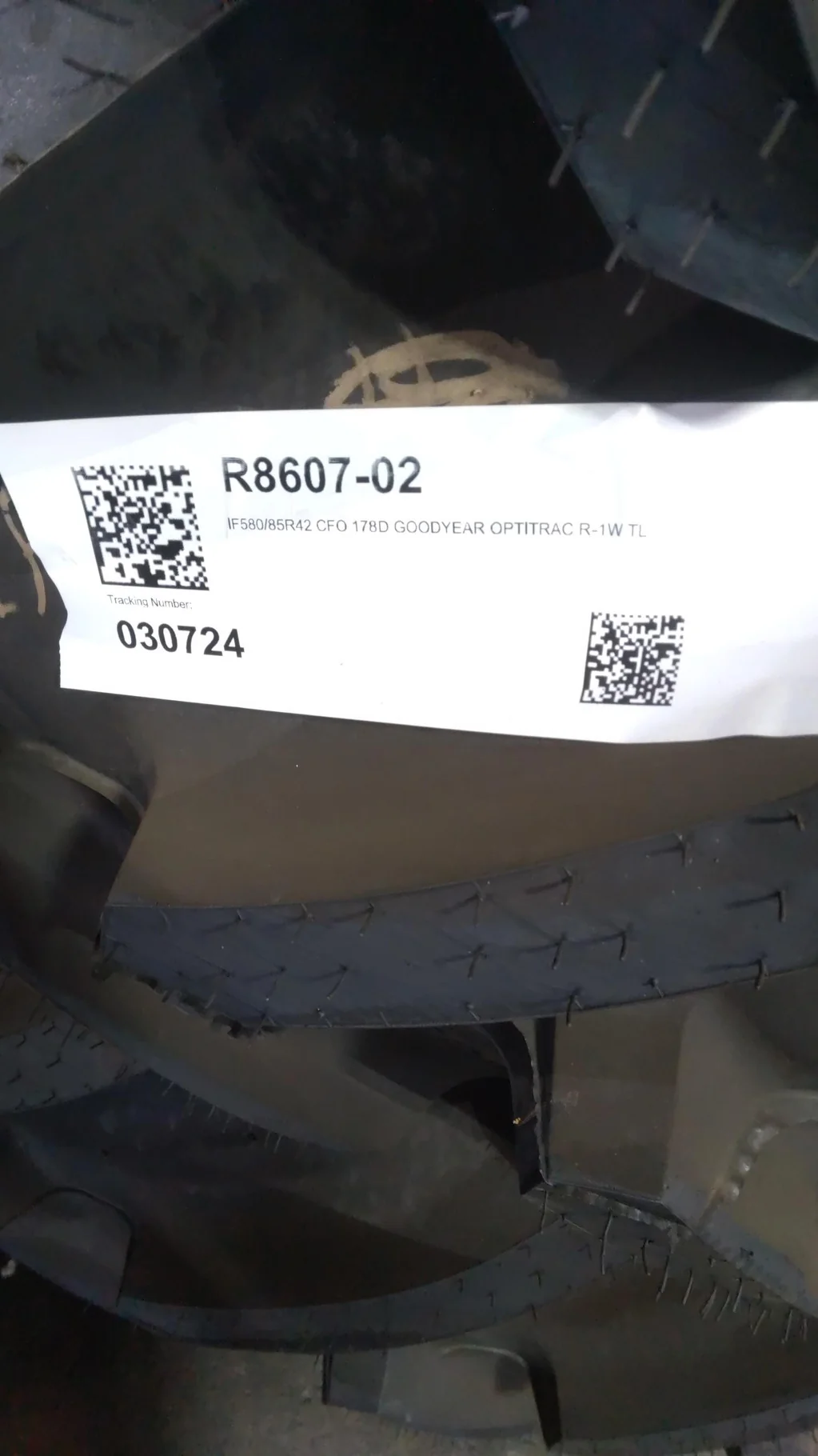 IF580/85R42 CFO 178D GOODYEAR OPTITRAC R-1W TL