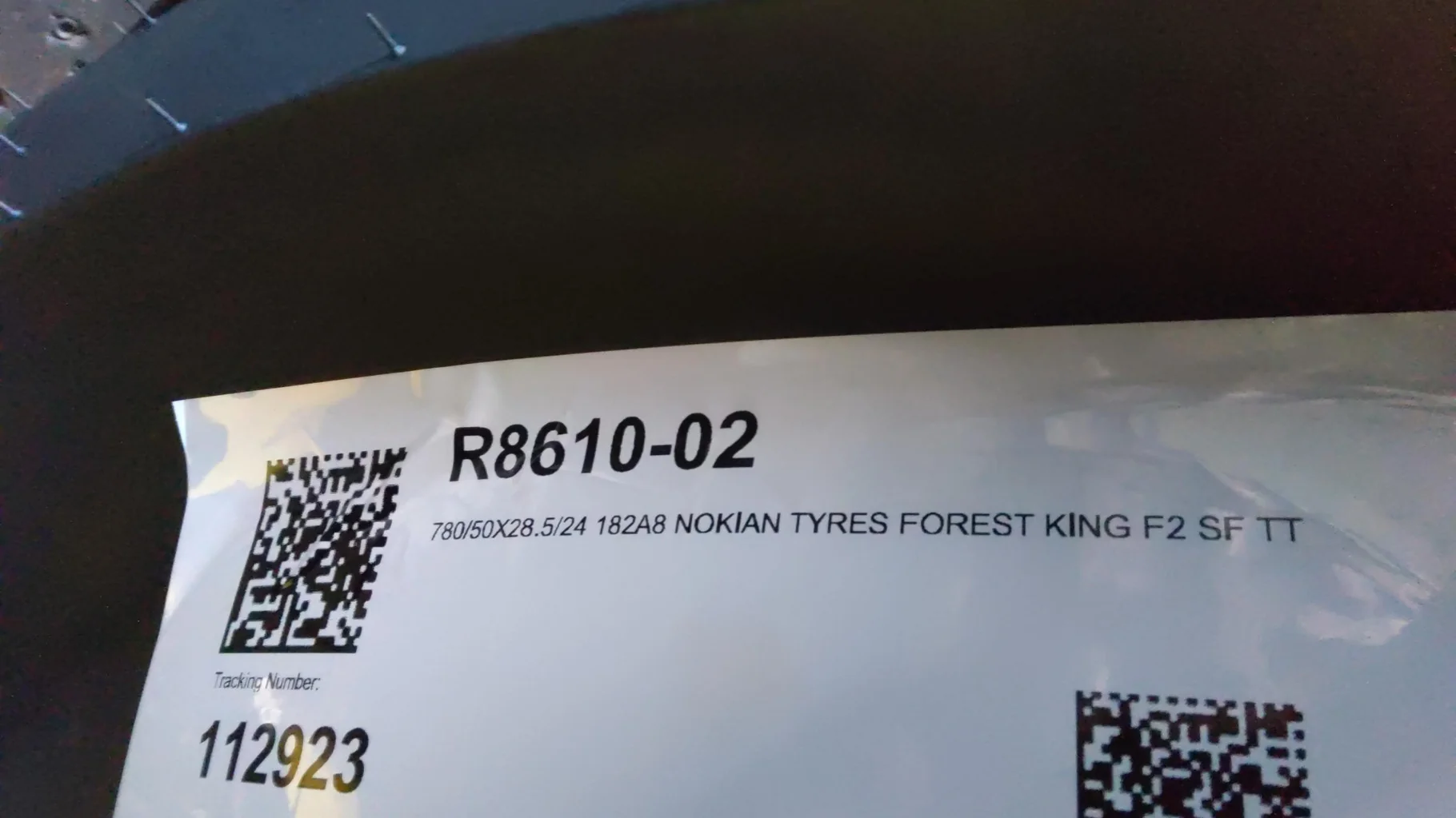 780/50-28.5 24 182A8/190A2 NOKIAN TYRES FOREST KING TRS 2 SF TT