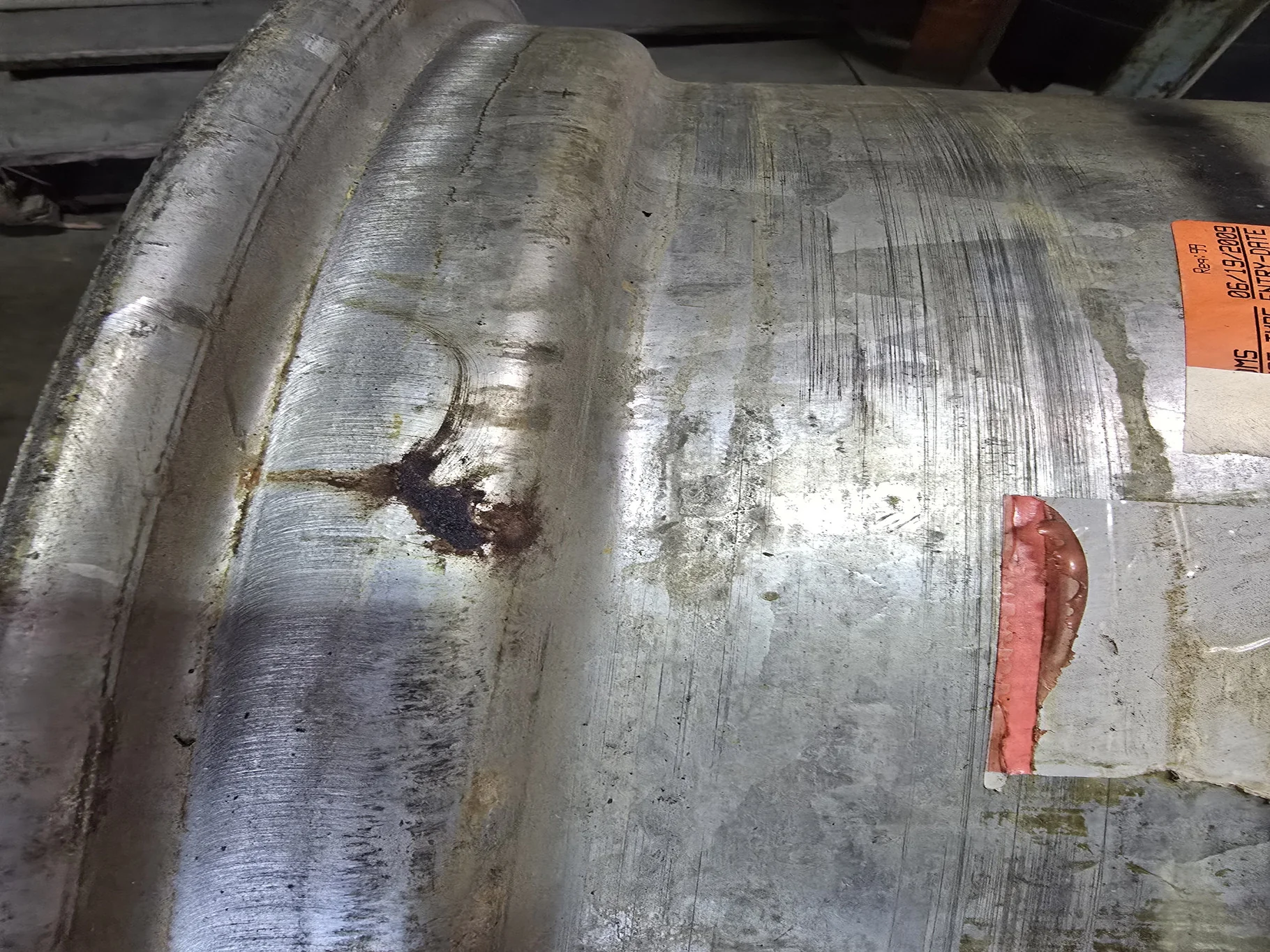 USED 12 X 24 8-8 GALVANISED STEEL WHEEL image 4