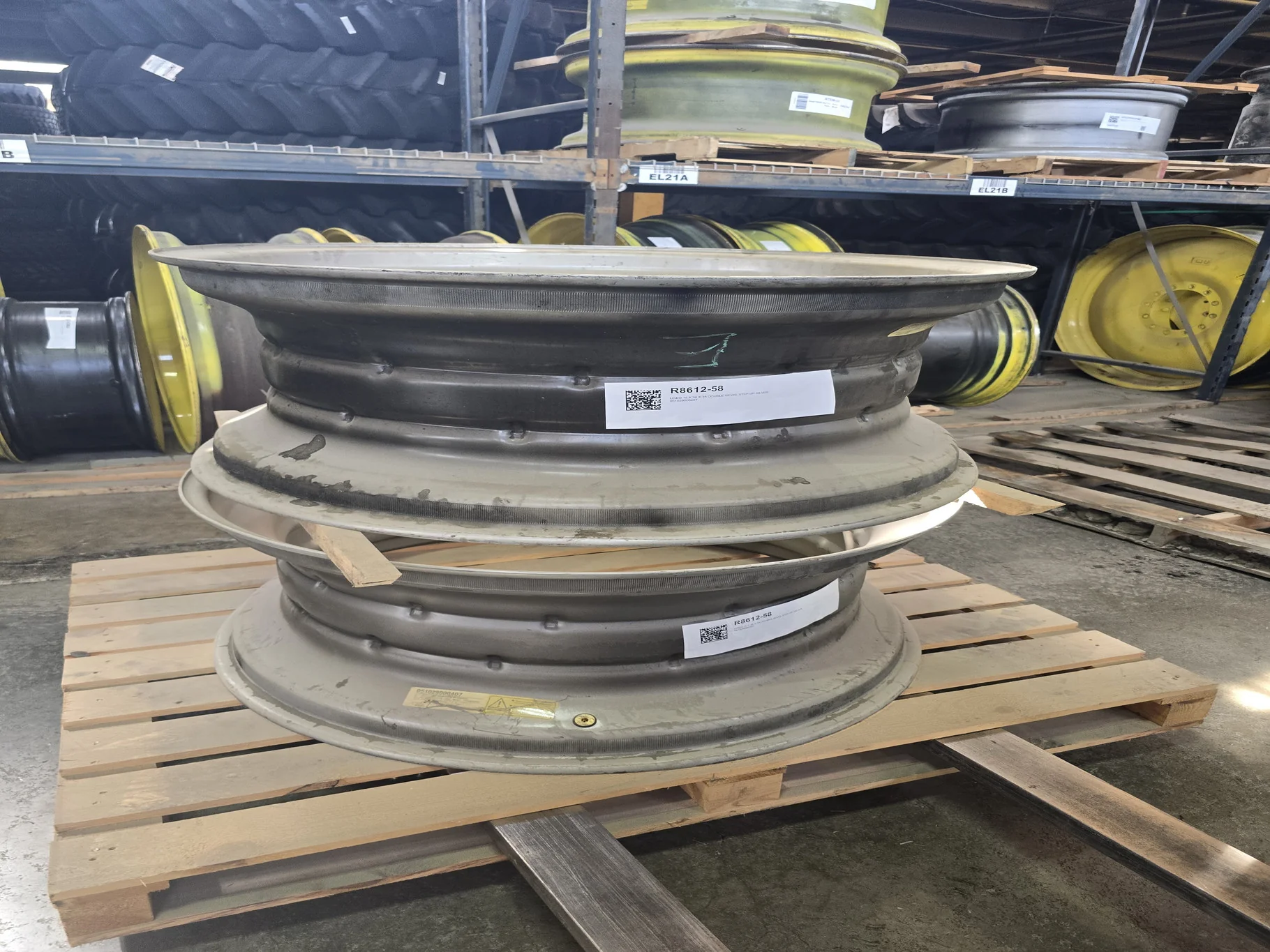 USED 16 X 38 X 34 DOUBLE BEVEL STEP UP SILVER 051029000407
