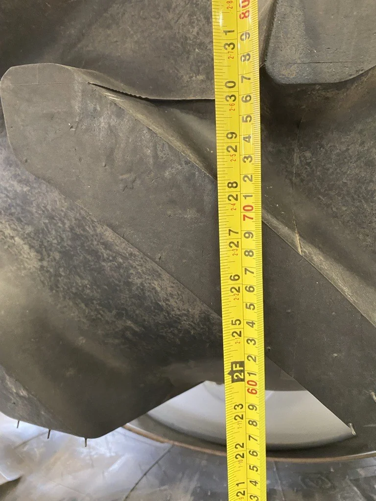 Take-Off 520/85R42 162A8/162B Michelin Mega X Bib 95-100% On Straddle Dual Case Silver Wheels image 3