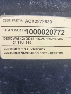 Take-Off 18 x 42 16-25.669-23.640-24.81 Straddle Dual Case Silver Wheels image 3
